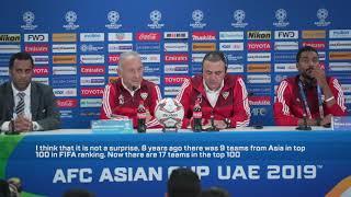 MD2: UAE's Alberto Zaccheroni pre-match press conference