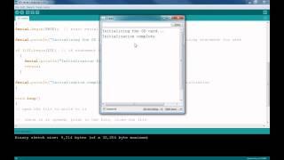 Arduino Tutorial Lesson 5.1 - SD Card Write