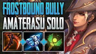 FROSTBOUND AMA IS A BULLY! Amaterasu Solo Gameplay (SMITE Conquest)