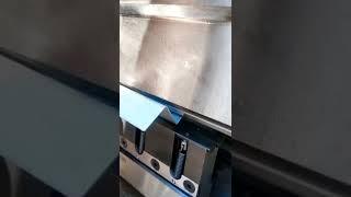 Markless scratch free bending with rotary bottom die on hydraulic press brake!