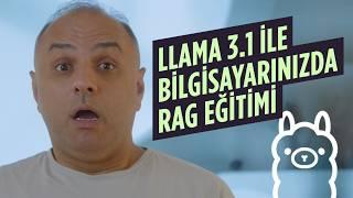  İnanılmaz Ücretsiz Uygulama!  RAG ile Llama 3.1 Modelini Nasıl Eğittim? 