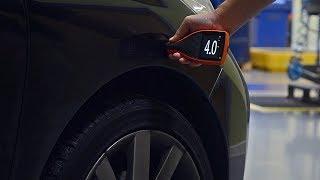 Measure vehicle paint thickness using an Elcometer 311 Automotive Paint Meter