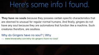 Hey Cortana, Do Gingers Have Souls ?