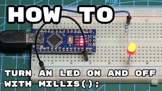 Turn An LED On and Off At Different Times With Millis