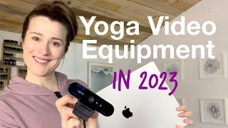 Recording equipment for online yoga teaching in 2023 – camera, microphone, lighting