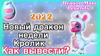 НОВЫЙ ДРАКОН НЕДЕЛИ КРОЛИК/КАК ВЫВЕСТИ?/ПОБОЧНЫЕ ДРАКОНЫ/Dragon Mania Legends