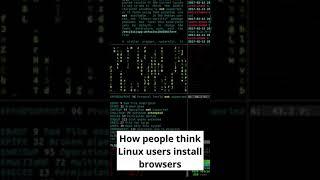 How #linux Users Install Browsers #shorts