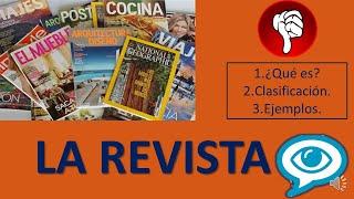 La revista (clasificación, características y ejemplos.)