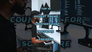 Top 10 highest paying countries for software engineer #softwareengineer #country #world #shorts