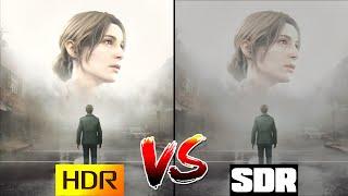 Silent Hill 2 Remake - HDR vs SDR - HDR IS MUCH BETTER (With My Settings)