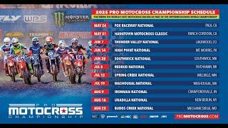 2025 Pro Motocross Championship Schedule