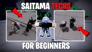 The BEST Saitama Techs For BEGINNERS | The Strongest Battlegrounds