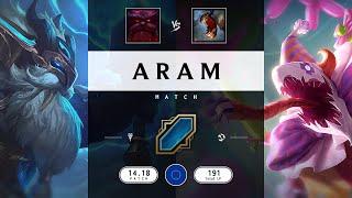 ARAM Match: Super Ornn vs Super Fiddlesticks - EUW server Patch 14.18