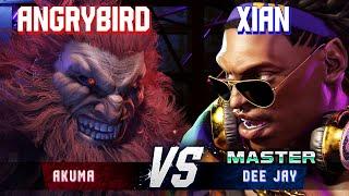 SF6 ▰ ANGRYBIRD (Akuma) vs XIAN (Dee Jay) ▰ High Level Gameplay