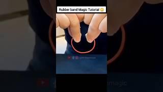 real rubber band magic, || Tutorial  | #shorts #rubber #real