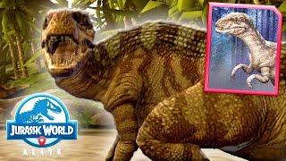 FIGHT vs NEW LEGENDARY SARCOSAURUS (JURASSIC WORLD ALIVE)