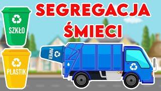 Segregacja śmieci - Recykling odpadów - Śmieciarki - Bajka edukacyjna dla dzieci - Ekologia