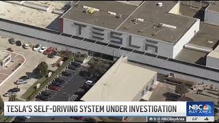 KNTV-SF (NBC) - San Francisco, CA: Tesla's Self-Driving System Under Investigation