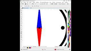 Как нарисовать компас. Corel Draw #Short #Shorts