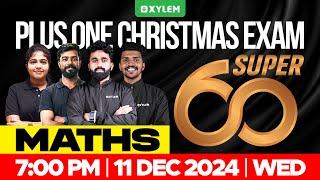 Plus One Christmas Exam Maths - Super 60 | Xylem Plus One