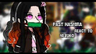 | past Hashira react to Nezuko | Demon slayer | RUS/ENG | / |