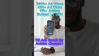  Shocking Results of Telegram Ads for Aviator Channel | 175+ Subscribers Joined in 1 TON Budget 