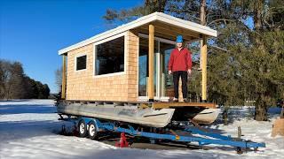 Turning a Boat into a Tiny Home (exterior build)