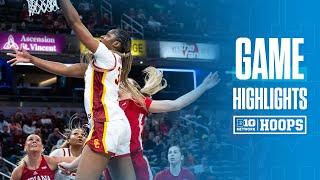 USC vs. Indiana | HIGHLIGHTS | 2025 Big Ten Women's Basketball Tournament | 3/7/25