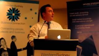 Lars from Sustainable Business Consulting presenting at WSBC breakfast.MOV