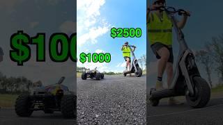 $1,000 RC vs. $2,500 Scooter Drag Race!