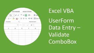 Excel UserForm Validate ComboBox (VBA)