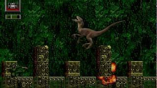 Jurassic Park: Rampage Edition (Genesis) Full Longplay (Raptor)