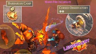 Grim Soul - Barbarian Camp | Cursed Observatory | Legendary Harid Fire Incarnate