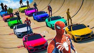 Novos Desafio e Heróis com Carros Jet Ski Aeronave New Challenge and Sounds SPIDER-MAN mod GTA 5