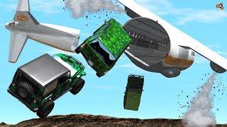 Beamng Drive - Aircraft Crashes #5, Antonov AN-12B