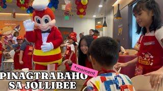 SERVICE CREW IN JOLLIBEE FOR A DAY | MMM️