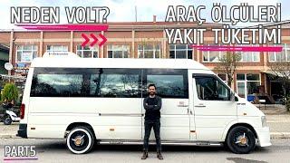 Karavan Yapımı - 5 / ARAÇ ÖLÇÜLERİ - NEDEN VW VOLT? KARAVAN YAKIT DURUMU Van life Vlog PART5