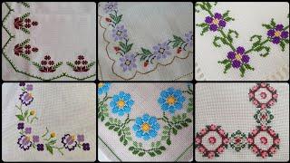 Most Beautiful & Stylish Cross Stitch Corner Pettren Designs Collections #2024 #charsutikarhai