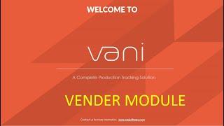 Vani Project Tracking Software - Vendor Module: How to start tasks and send for review