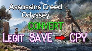 Assassins Creed Odyssey-How To Convert/Use Legit Version Save into CPY