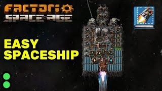 Easy Spaceship Design - Factorio Early Game Blueprint