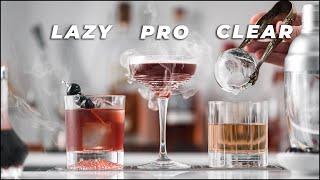 How to make a Manhattan LAZY PRO CLARIFIED - How to make a clarified cocktail