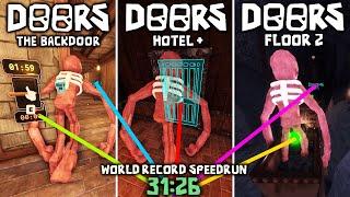 DOORS but i am Figure : ALL FLOORS - WORLD RECORD SPEEDRUN *31:26* NO CHEATS