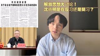 湖南省委解放思想大讨论！湖南省委书记沈晓明要反习？还是想借机捞取政治资本？。