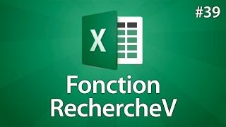 Excel 2016 - RechercheV - Formule de traitement des données - Tuto #39