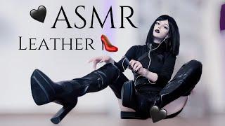 High Heel Leather Boots ASMR 