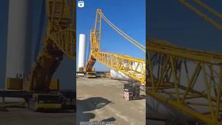 Liebherr LTM 11200 Biggest Mobile Crane #liebherr #crane #shorts #viral