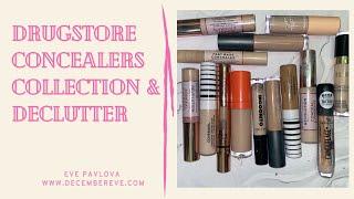 DRUGSTORE Concealers Collection & Declutter /Eve Pavlova