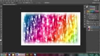 Photoshop CS6 - Make a beautiful Wallpaper rainbow effect