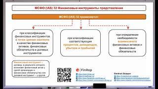 МСФО (IAS 32) Международный стандарт финансовой отчетности